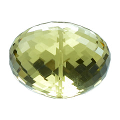 LEMON QUARTZ FACETED ROUNDEL BEADS 20MM 42.02CTS.