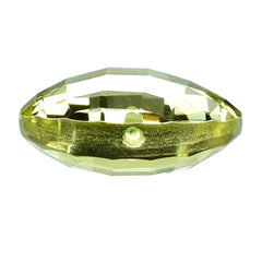 LEMON QUARTZ BRIOLETTE ROUND (HALF DRILL) 12.50MM 5.95CTS.