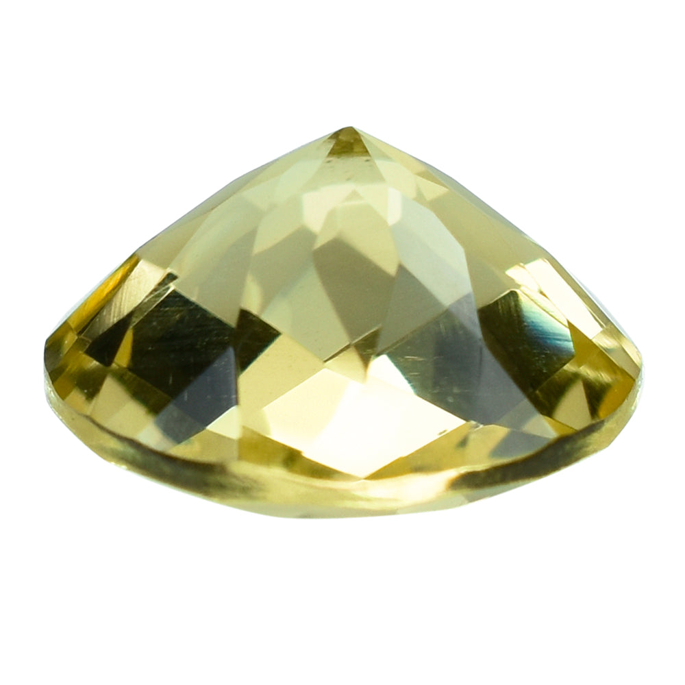 LEMON QUARTZ CHECKER CUT ROUND 12MM 5.40CTS.
