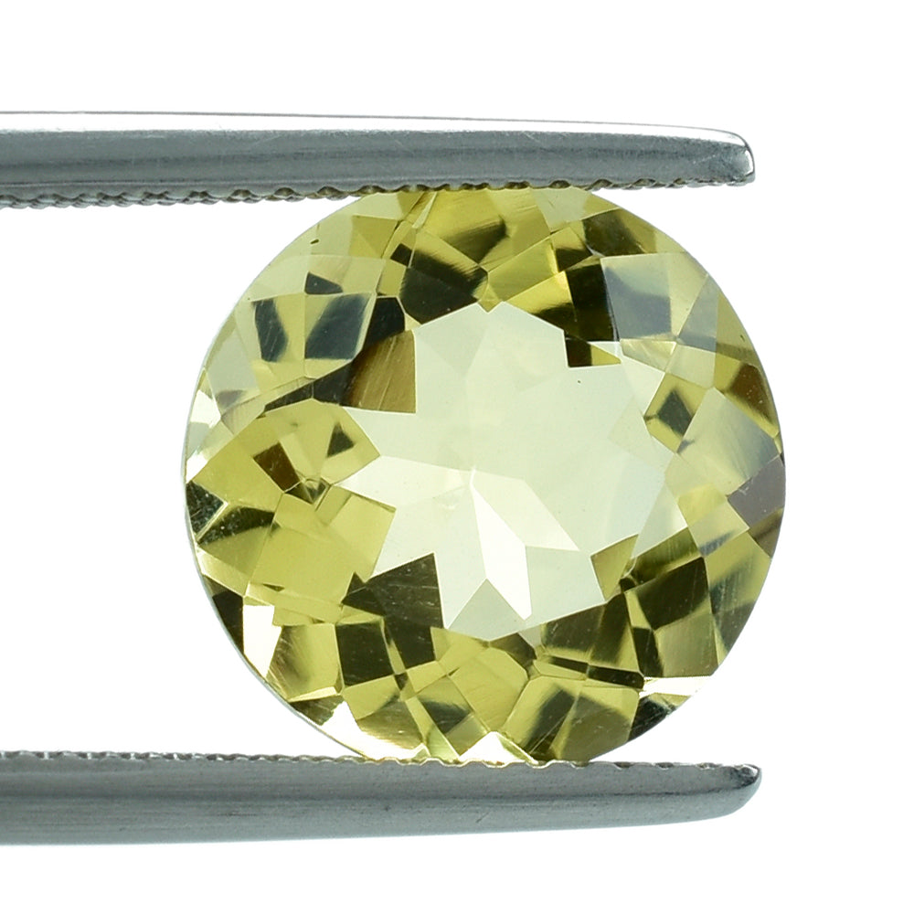 LEMON QUARTZ CUT ROUND 12MM 5.57CTS.