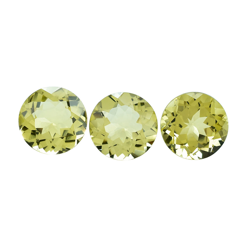 LEMON QUARTZ CUT ROUND 12MM 5.57CTS.