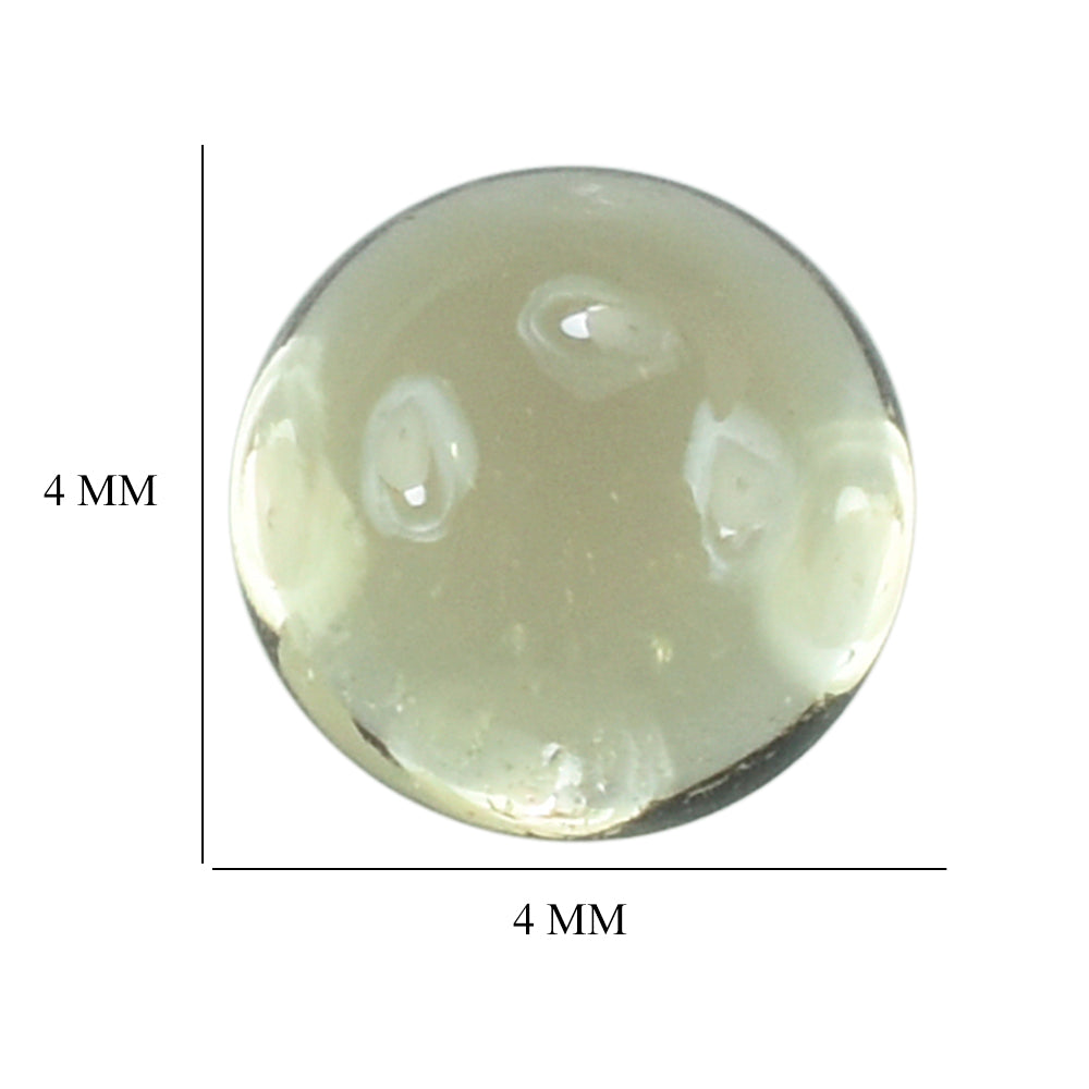 LEMON QUARTZ ROUND CAB 4MM 0.27CTS.