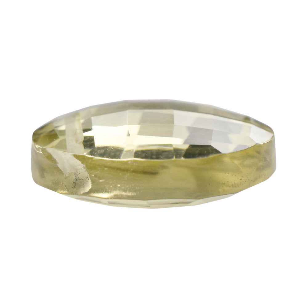 LEMON QUARTZ BRIOLETTE ROUND (FULL DRILL) 18MM 17.02CTS.