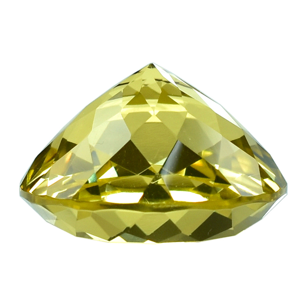 LEMON QUARTZ CUT ROUND (GREEN-GOLD) 18MM 20.48CTS.