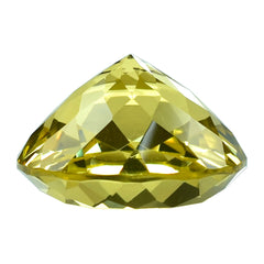 LEMON QUARTZ CUT ROUND (GREEN-GOLD) 18MM 20.48CTS.