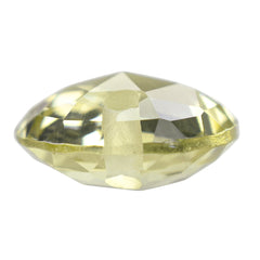 LEMON QUARTZ ROSE CUT BRIOLETTE ROUND (FULL DRILL) 10MM 2.91 Cts.
