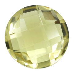 LEMON QUARTZ BRIOLETTE ROUND 11MM 4.55CTS.