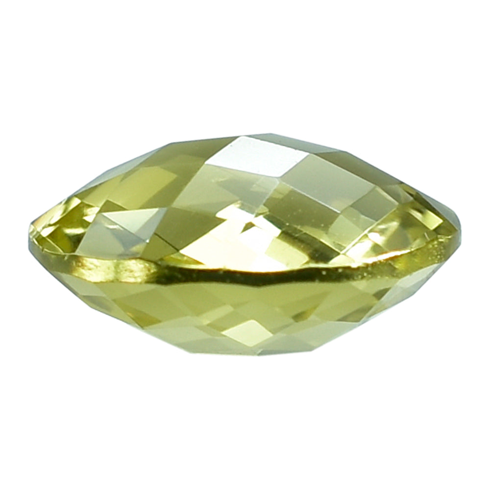 LEMON QUARTZ BRIOLETTE ROUND 12MM 4.96CTS.