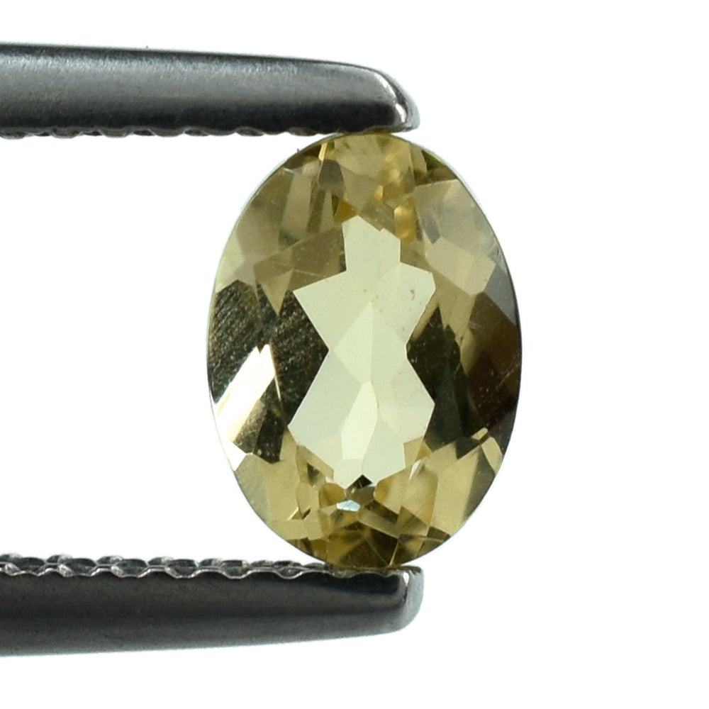 LEMON QUARTZ CUT OVAL 7X5MM 0.78CTS.