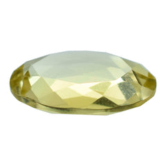LEMON QUARTZ BOTH SIDE TABLE CUT OVAL 14X11MM 4.10CTS.