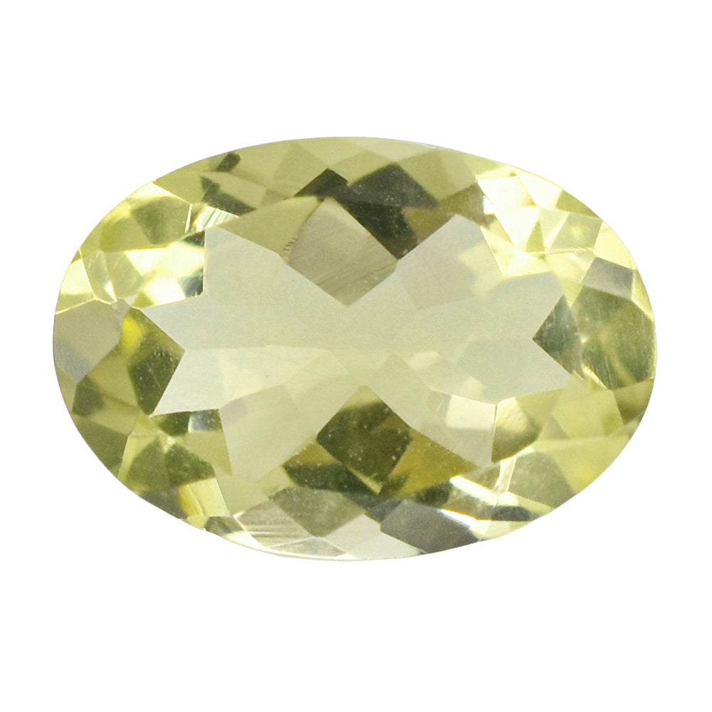 LEMON QUARTZ CUT OVAL 10X7MM 1.81CTS.