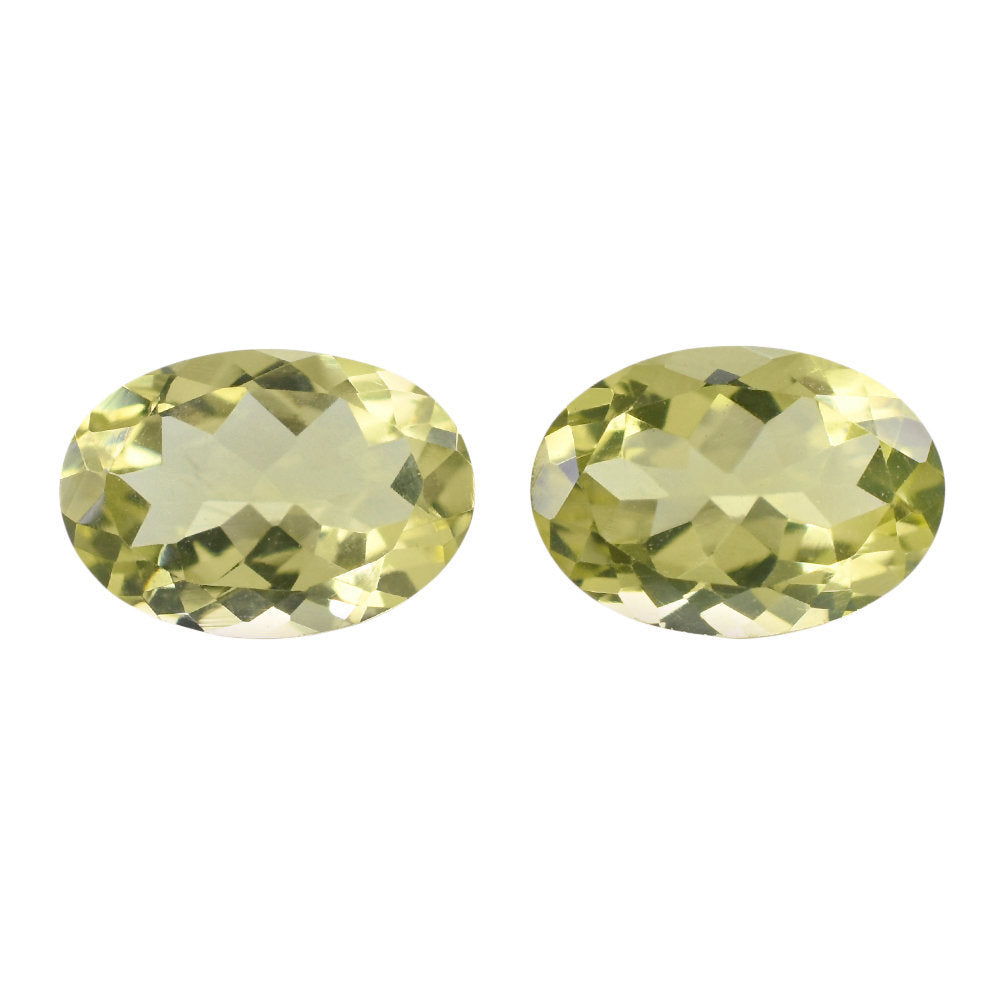 LEMON QUARTZ CUT OVAL 10X7MM 1.81CTS.