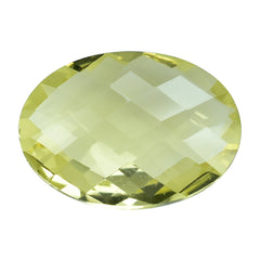 LEMON QUARTZ BRIOLETTE OVAL 18X13MM 9.05CTS.