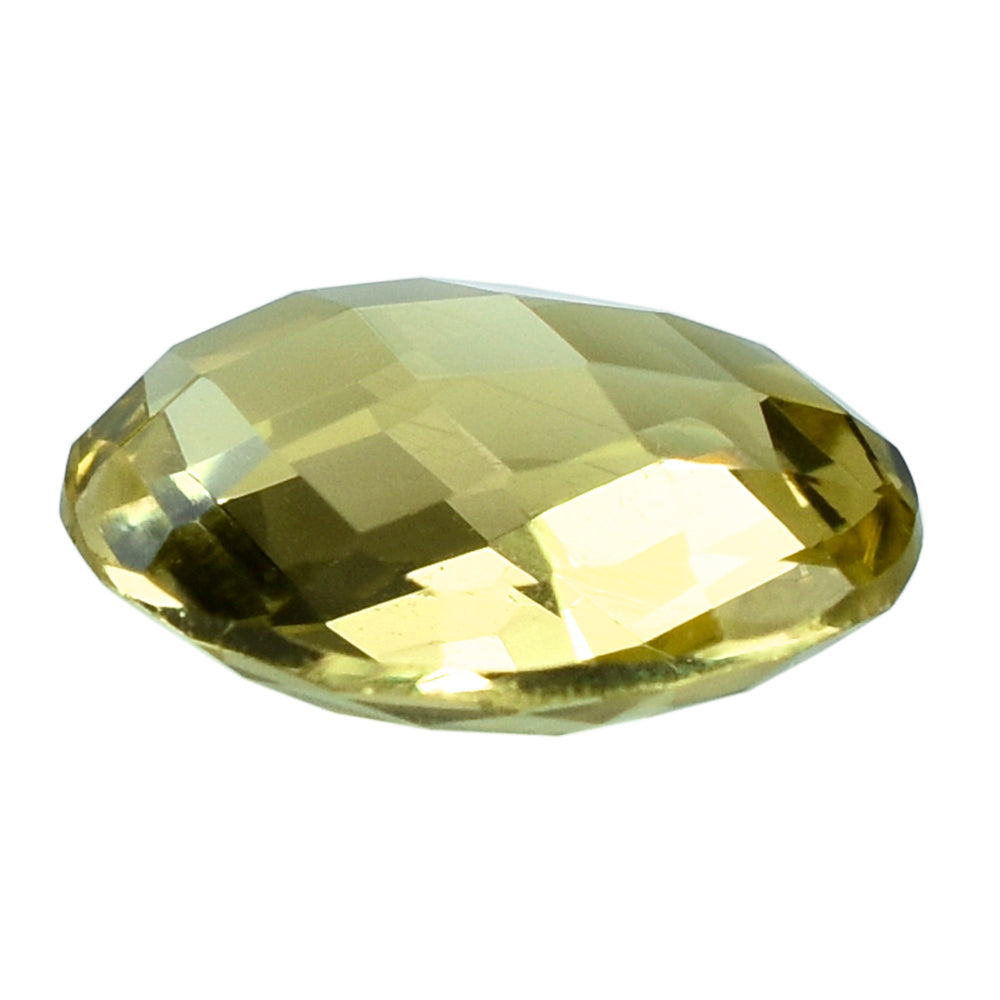 LEMON QUARTZ BRIOLETTE OVAL 12X10MM 4.01CTS.