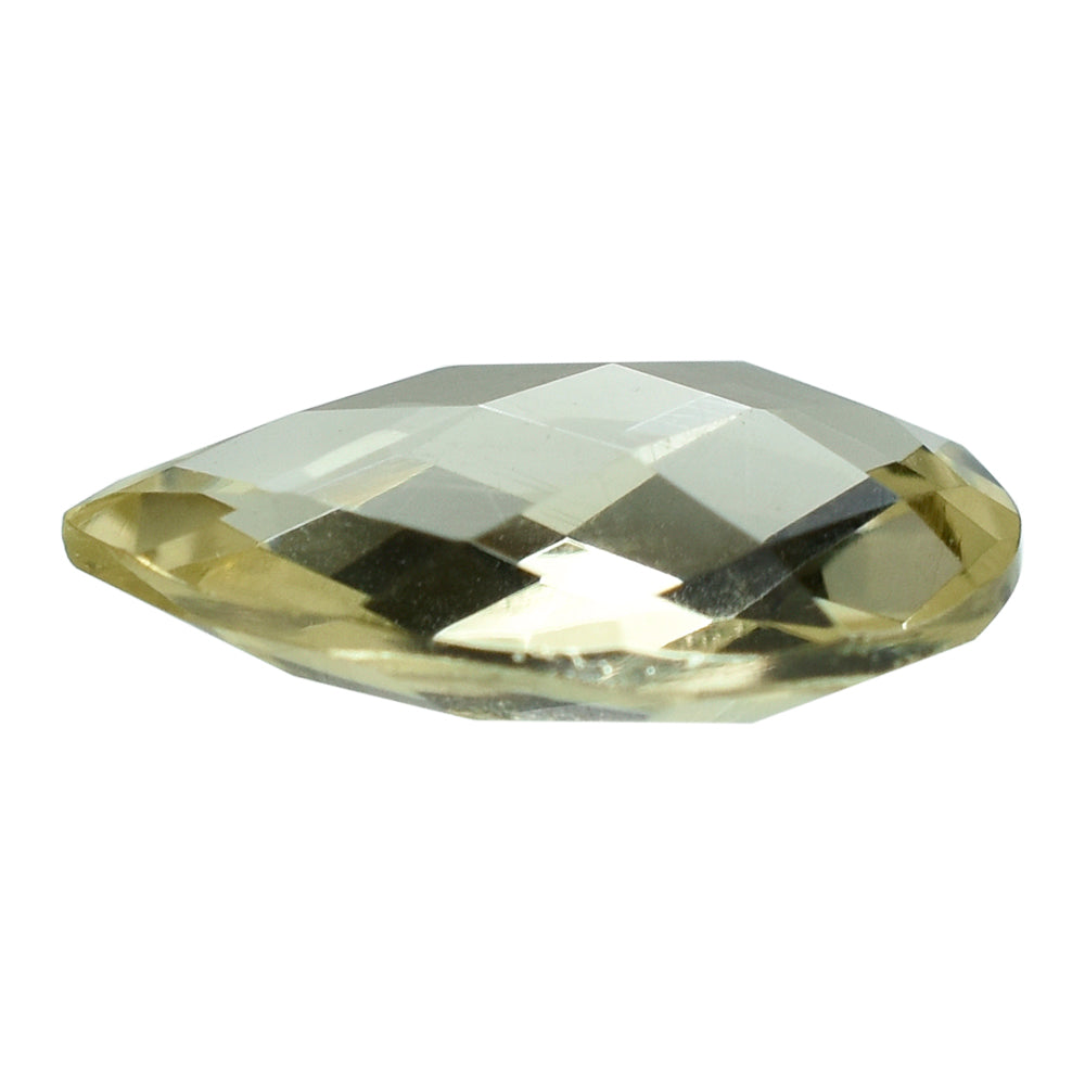 LEMON QUARTZ BRIOLETTE PEAR 12X8MM 2.27CTS.