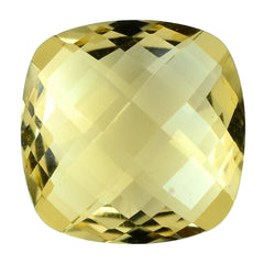 LEMON QUARTZ BRIOLETTE CUSHION 14MM 8.78CTS.