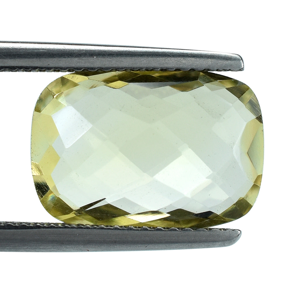 LEMON QUARTZ BRIOLETTE CUSHION 14X10MM 5.30CTS.