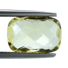LEMON QUARTZ BRIOLETTE CUSHION 14X10MM 5.30CTS.