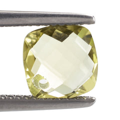 LEMON QUARTZ BRIOLETTE CUSHION (FULL DRILL) 8MM 1.97CTS.