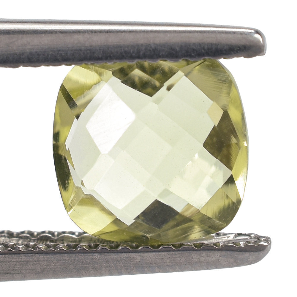 LEMON QUARTZ BRIOLETTE CUSHION 8MM 1.78CTS.