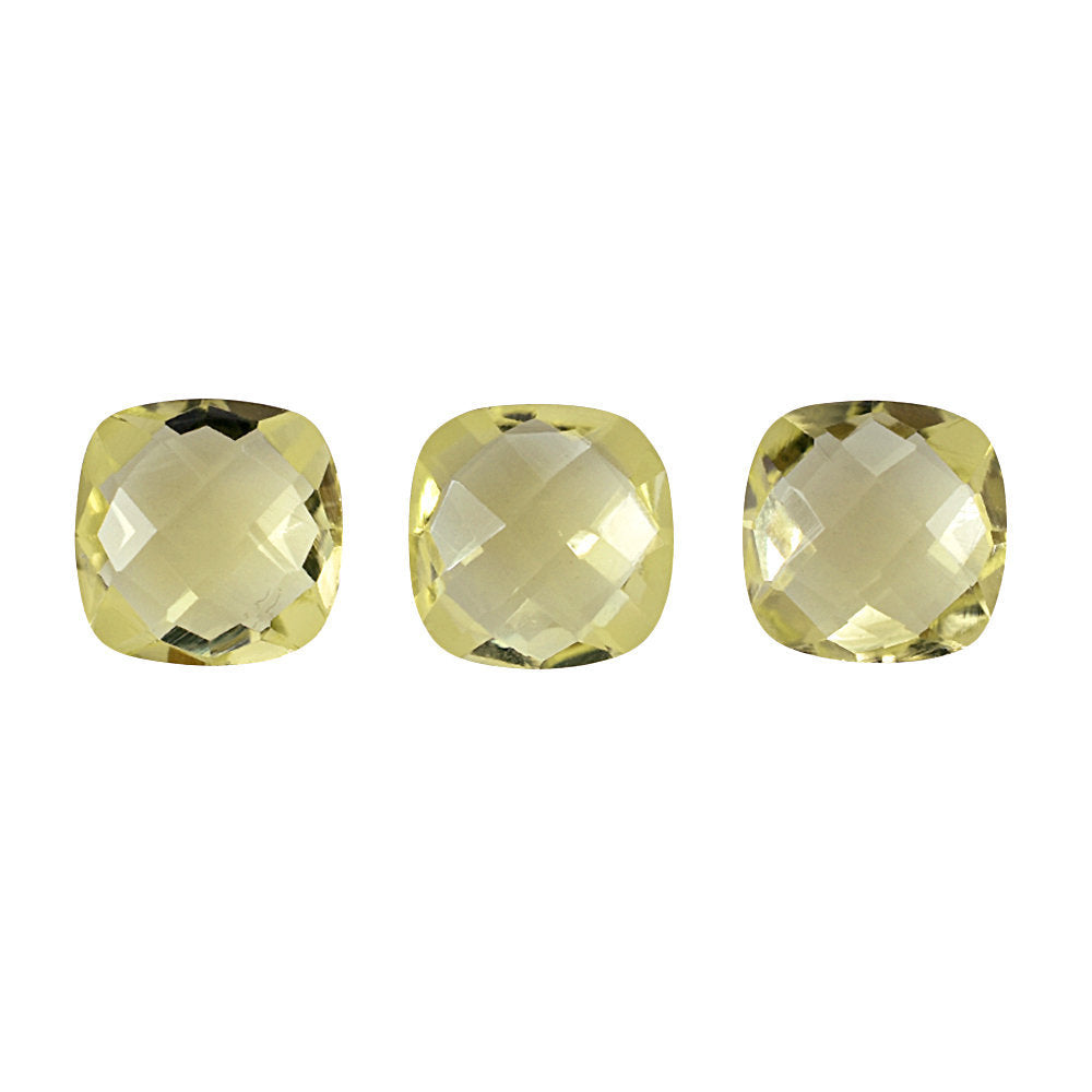 LEMON QUARTZ BRIOLETTE CUSHION 8MM 1.78CTS.