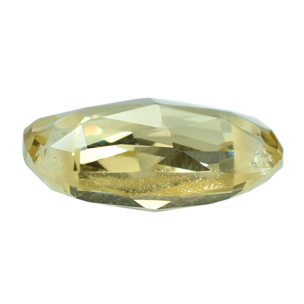 LEMON QUARTZ ROSE CUT BRIOLETTE CUSHION (TWO FULL DRILL) 12X8MM 3.34 Cts.