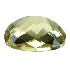 LEMON QUARTZ CHECKER CUT CUSHION 16X14MM 11.15CTS.