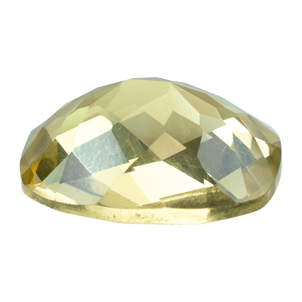 LEMON QUARTZ CHECKER CUT CUSHION 14X12MM 7.12CTS.