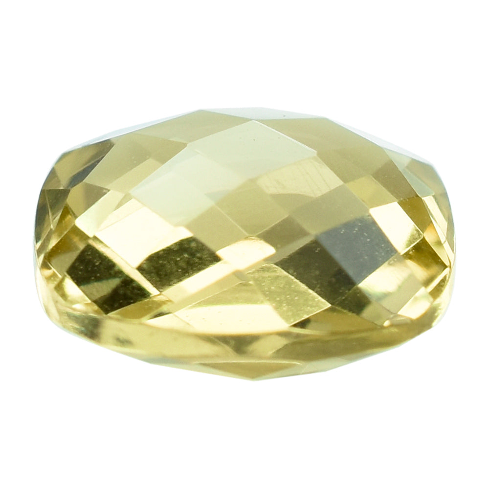 LEMON QUARTZ BRIOLETTE CUSHION 12MM 6.21CTS.