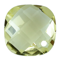 LEMON QUARTZ BRIOLETTE CUSHION (FULL DRILL) 10MM 3.30 Cts.