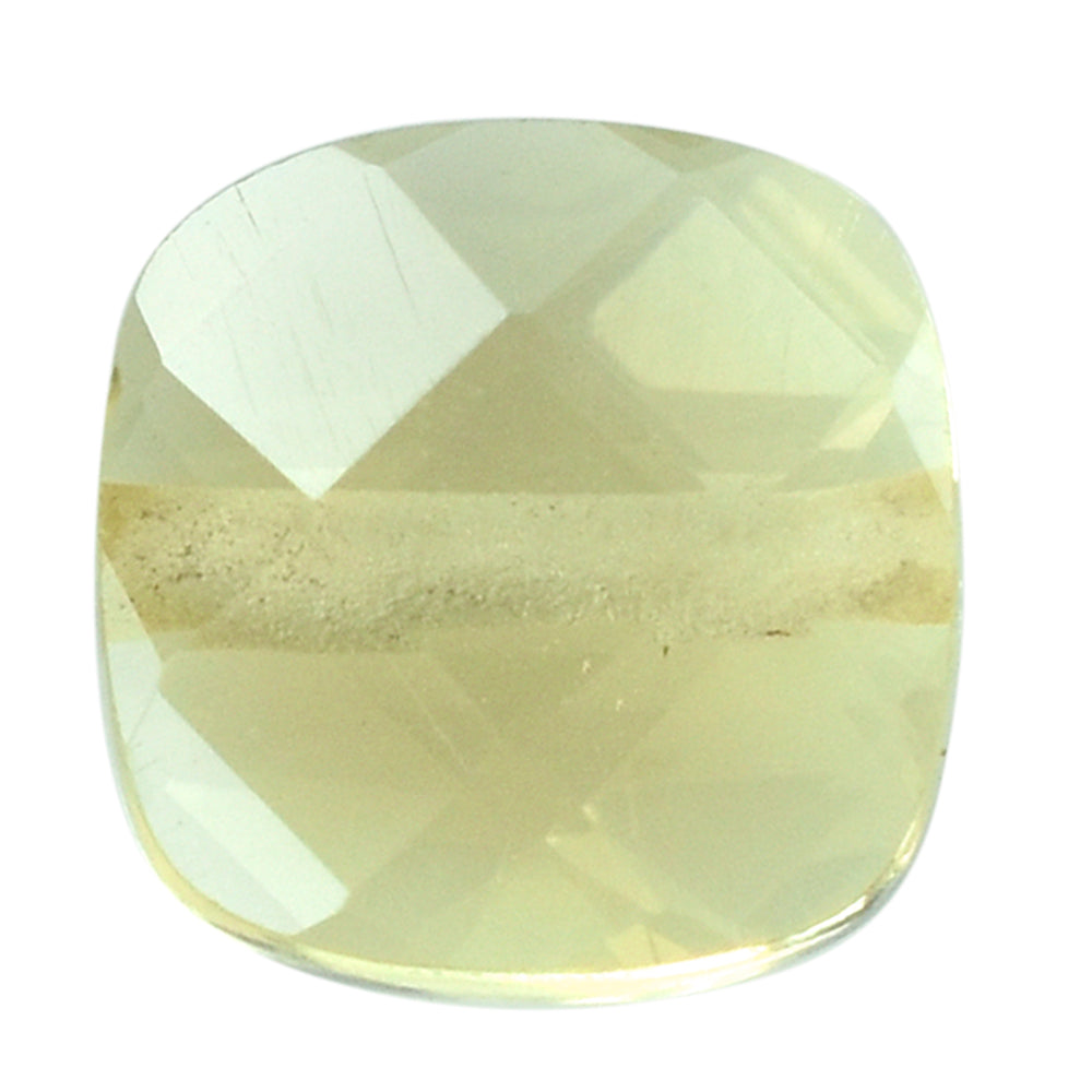 LEMON QUARTZ BRIOLETTE CUSHION (FULL DRILL) 6.50MM 1.49CTS.
