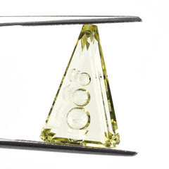 LEMON QUARTZ SUPPER BUBBLE TRAPEZOID 18X12MM 8.23 Cts.