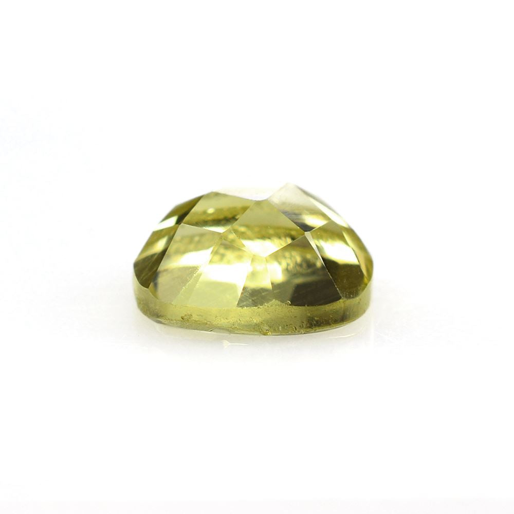 LEMON QUARTZ CHECKER CUT CUSHION CAB 7MM 1.38 Cts.