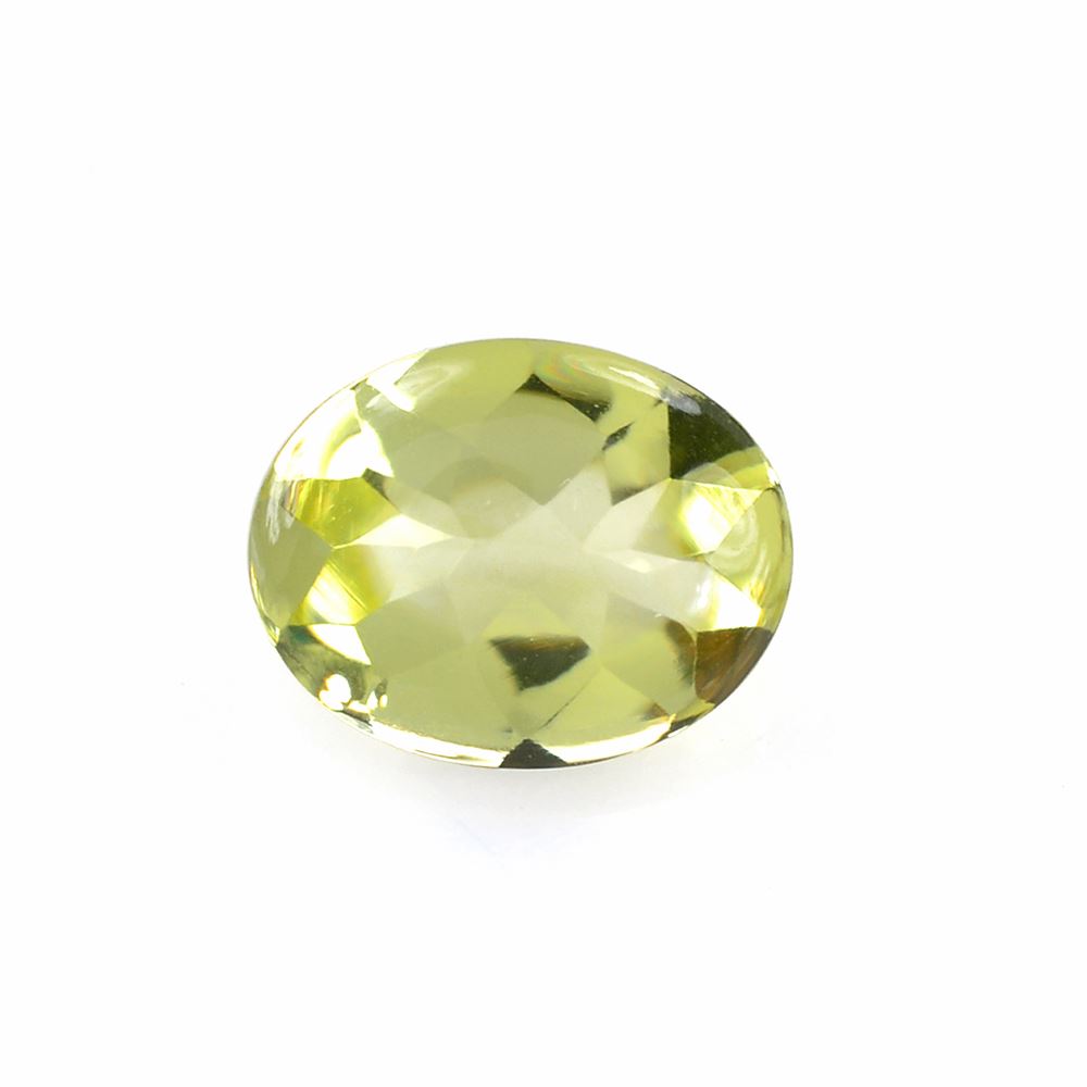 LEMON QUARTZ BUFFTOP OVAL 10X8MM 2.53 Cts.