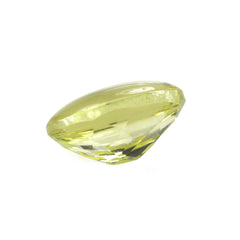 LEMON QUARTZ BUFFTOP OVAL 10X8MM 2.53 Cts.