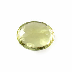 LEMON QUARTZ BUFFTOP OVAL 10X8MM 2.53 Cts.
