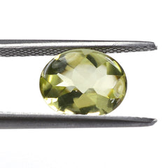 LEMON QUARTZ BUFFTOP OVAL 10X8MM 2.53 Cts.