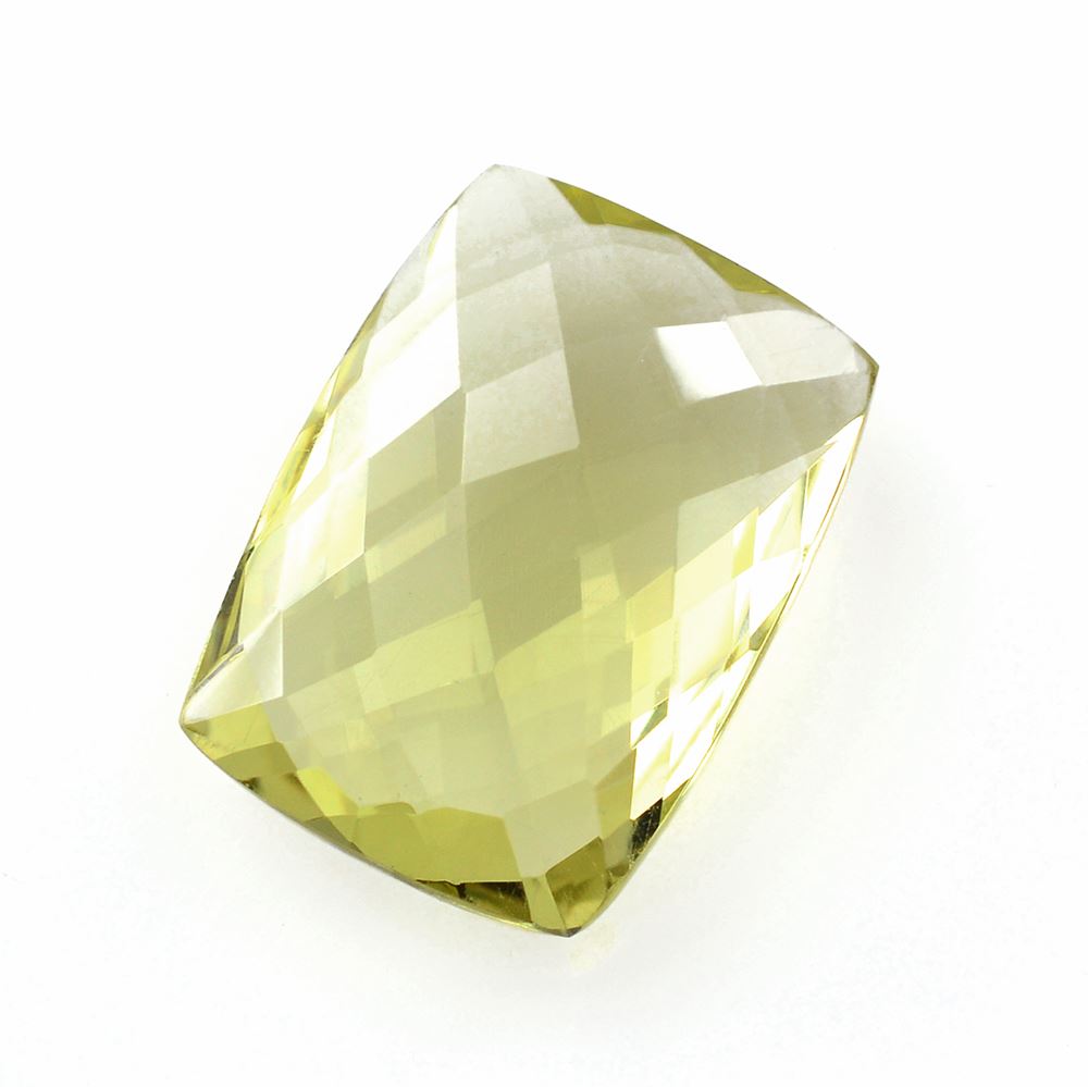 LEMON QUARTZ BRIOLETTE CUSHION 16X12MM 8.68 Cts.