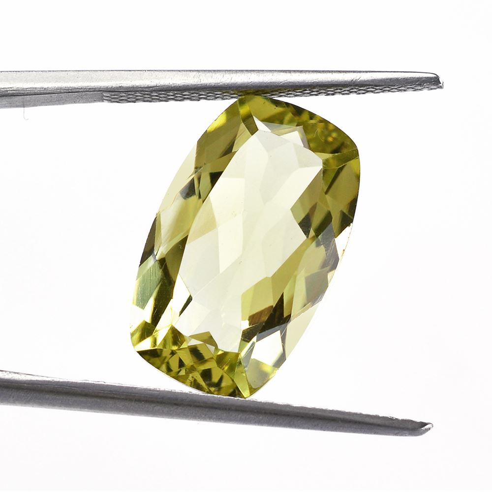 LEMON QUARTZ CUT CUSHION 10X16MM 6.58 Cts.