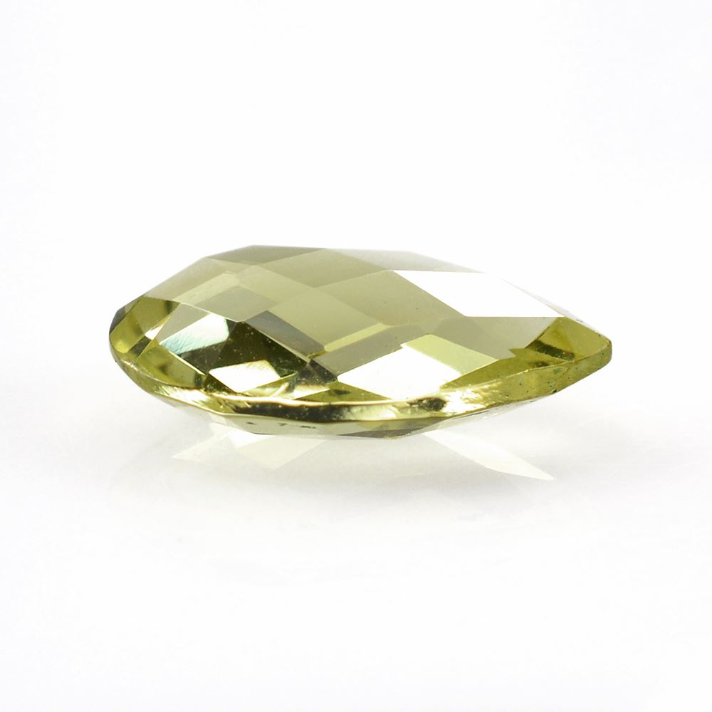 LEMON QUARTZ BRIOLETTE PEAR 14X9MM 3.51 Cts.