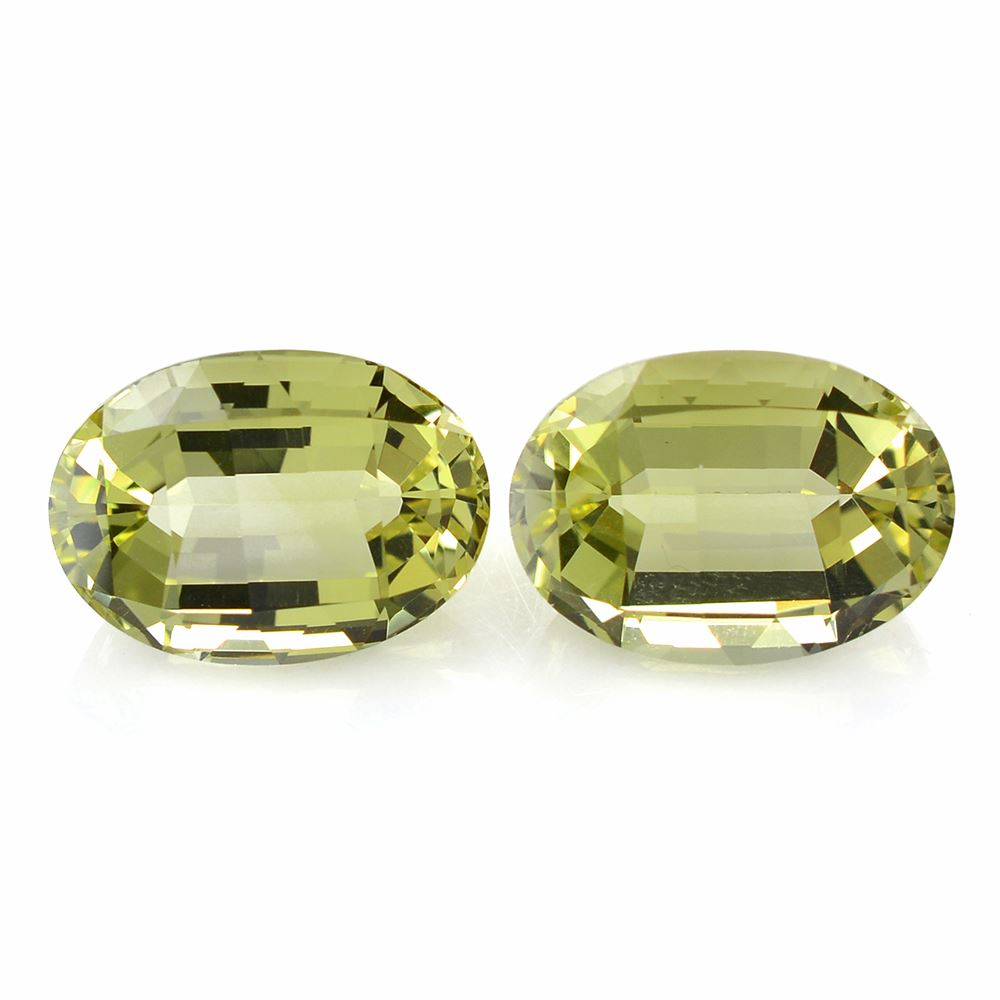 LEMON QUARTZ STEP CUT FANCY OVAL 14X10MM 6.69 Cts.