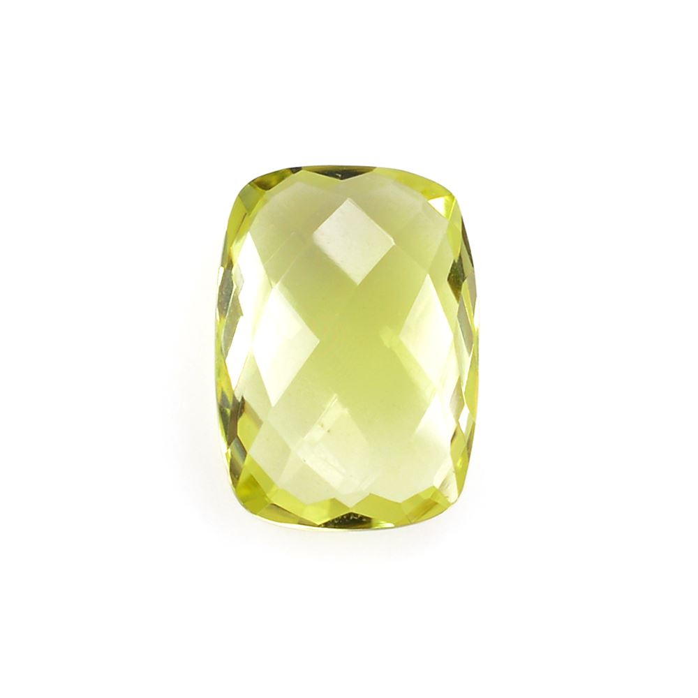 LEMON QUARTZ BRIOLETTE CUSHION 14X10MM 5.45Cts.