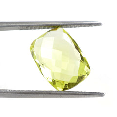 LEMON QUARTZ BRIOLETTE CUSHION 14X10MM 5.45Cts.