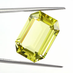LEMON QUARTZ CUT OCTAGON 20X14MM 18.1Cts.