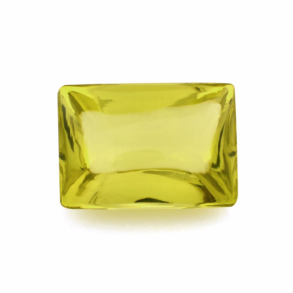 LEMON QUARTZ BUFFTOP OCTAGON 20X14MM 23Cts.