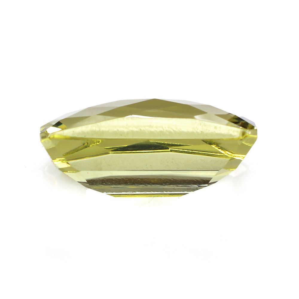 LEMON QUARTZ CHECKER CUT OCTAGON 18X12MM 12.24Cts.