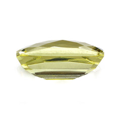 LEMON QUARTZ CHECKER CUT OCTAGON 18X12MM 12.24Cts.