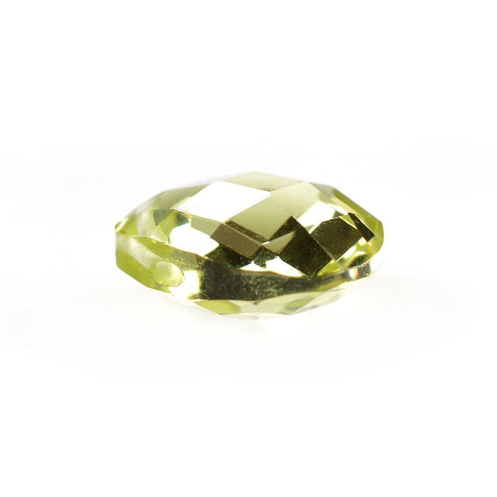 LEMON QUARTZ BRIOLETTE PEAR (FULL DRILL) TABEEZ 10MM 2.92Cts.