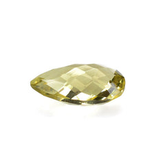 LEMON QUARTZ BRIOLETTE PEAR 15X10MM 5Cts.