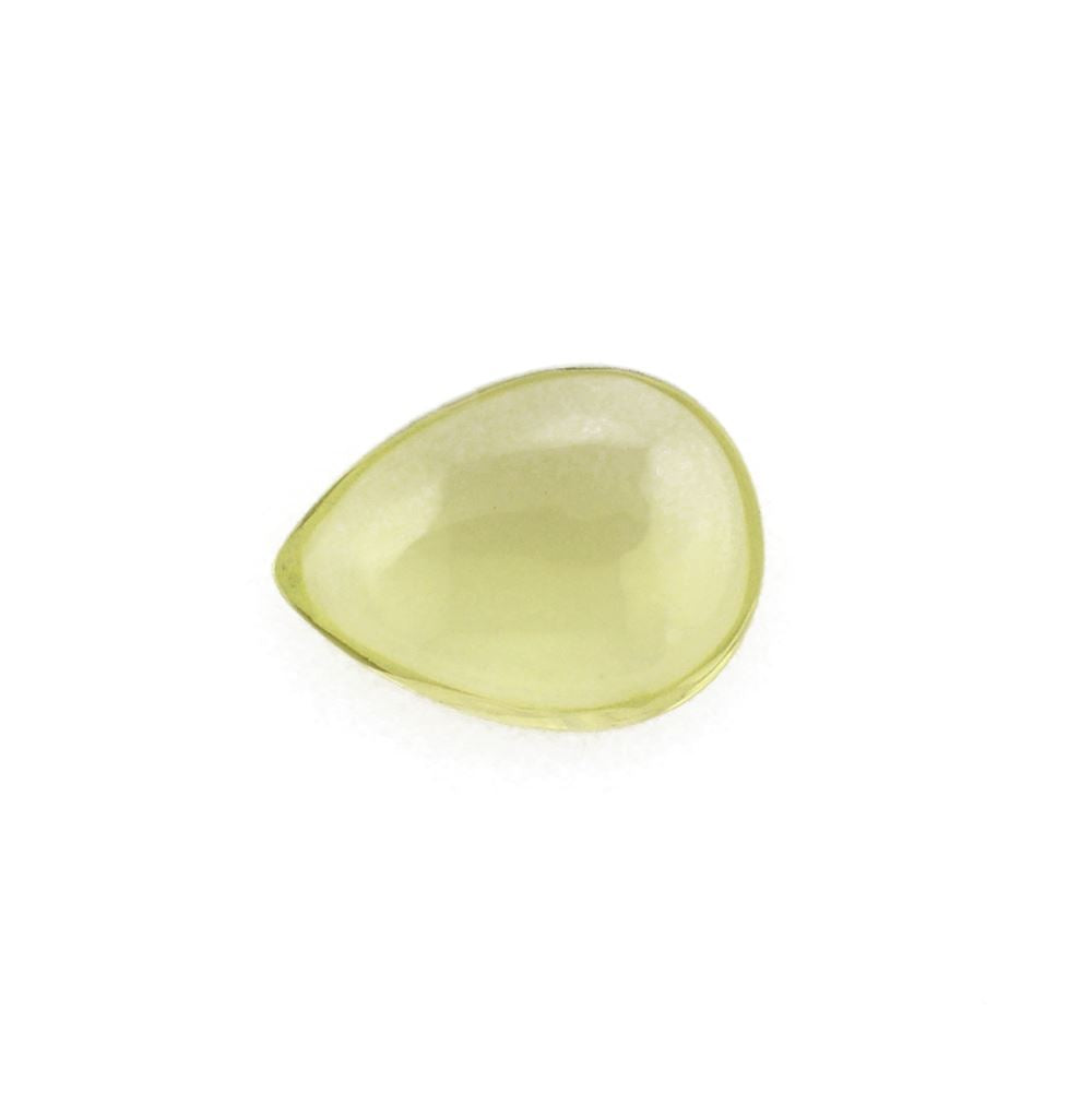 LEMON QUARTZ PEAR CAB 8X6MM 0.9Cts.